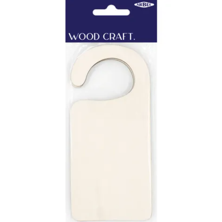 Arbee Wood Door Hanger, Natural- 2pk