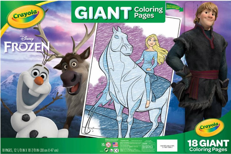 Crayola Giant Coloring Pages, Frozen- 18 Pages