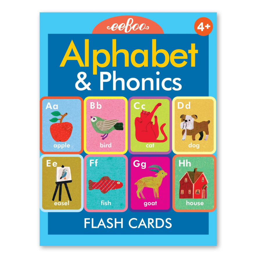 Alphabet & Phonics Flash Cards