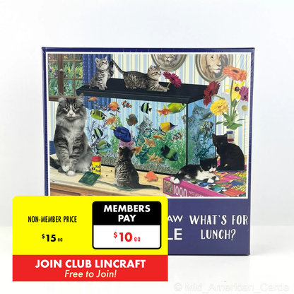 1000-Piece Jigsaw Puzzle, What's For Lunch