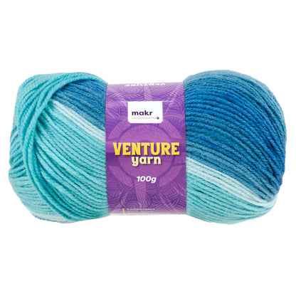 Makr Venture Crochet & Knitting Yarn, 100g Acrylic Yarn