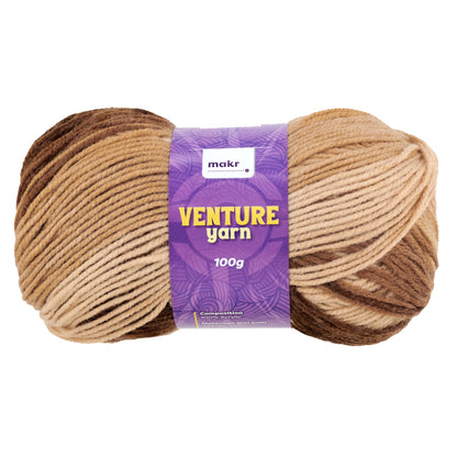 Makr Venture Crochet & Knitting Yarn, 100g Acrylic Yarn