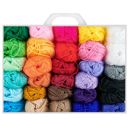 Yarn Mega Pack Crochet & Knitting Yarn, Assorted Colors-  Acrylic Yarn