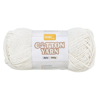 Makr Cotton Crochet & Knitting Yarn 8Ply, 100g Cotton Yarn