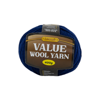 Lincraft Wool Value Crochet & Knitting Yarn, 400g Merino Wool Yarn