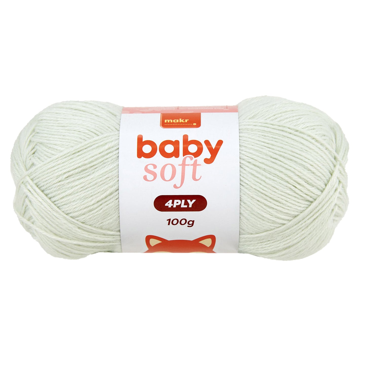 Makr Baby Soft Crochet & Knitting Yarn 4ply, 230m Acrylic Nylon Blend Yarn