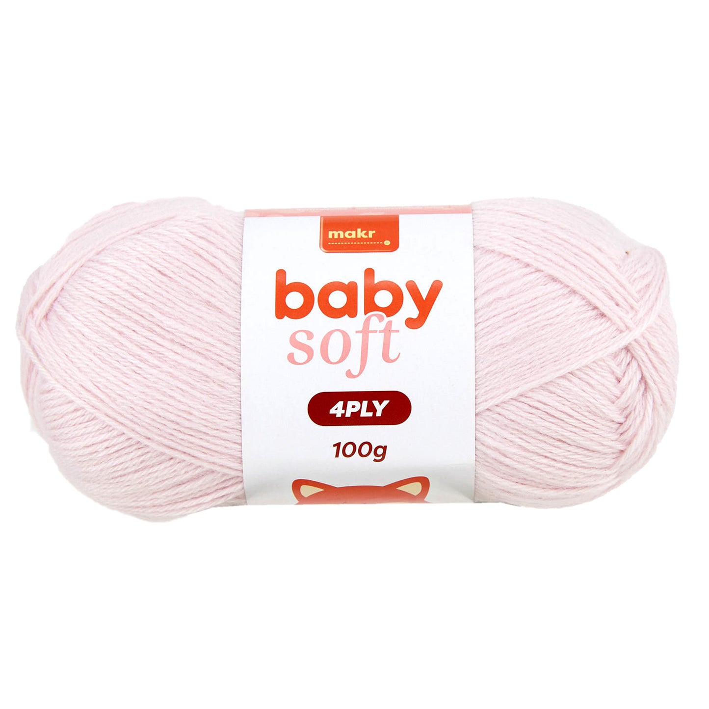 Makr Baby Soft Crochet & Knitting Yarn 4ply, 230m Acrylic Nylon Blend Yarn