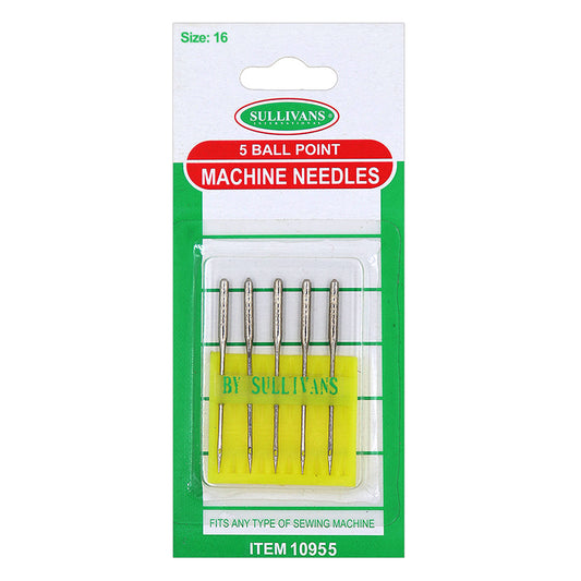 Sullivans Machine Needles, Ballpoint - 16