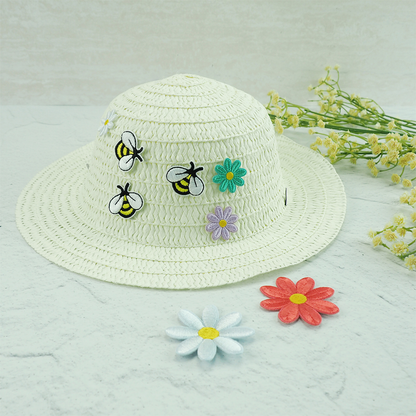 Arbee Crafty Patch, Large White Daisy- 2pc