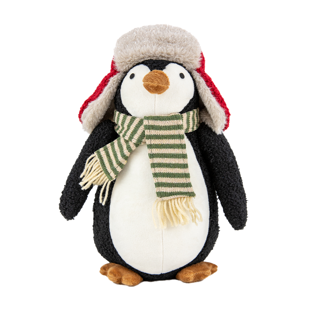 Christmas Decoration Fabric, Sitting Penguin