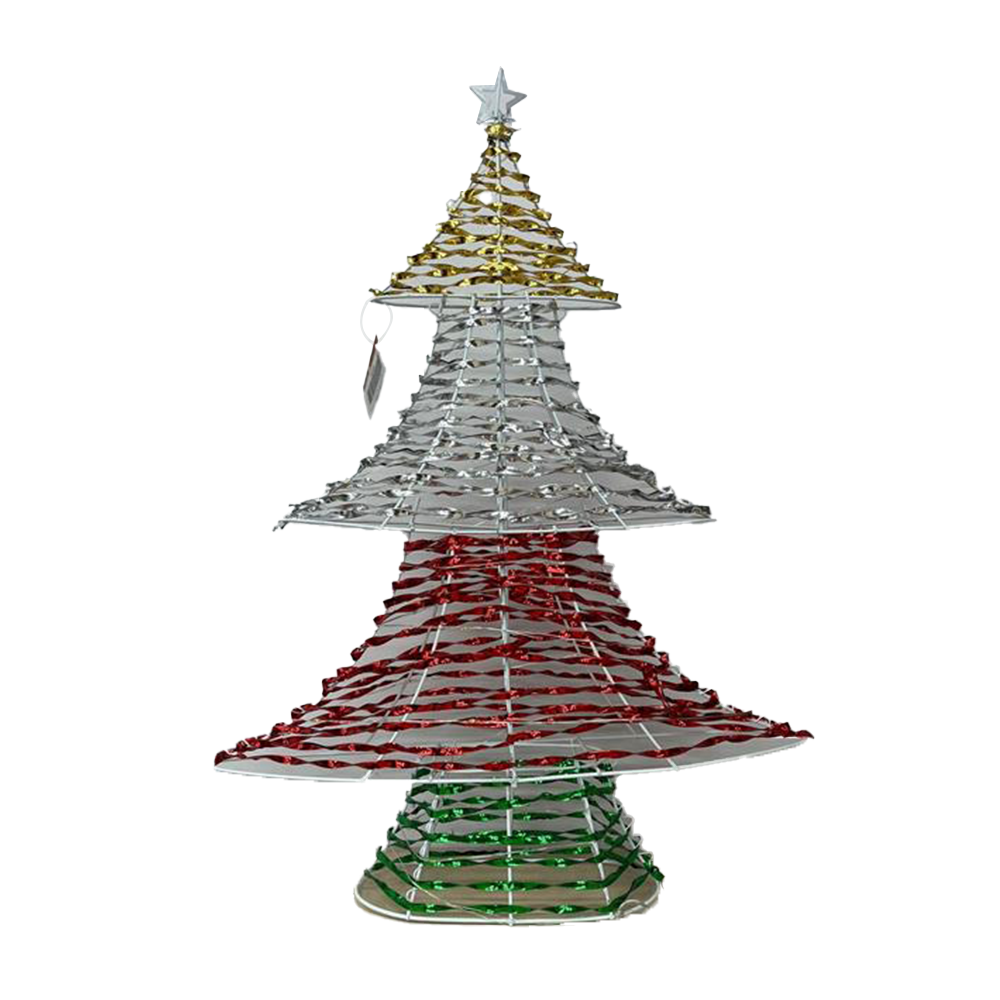 Christmas Tree With BO Lights - Coloured