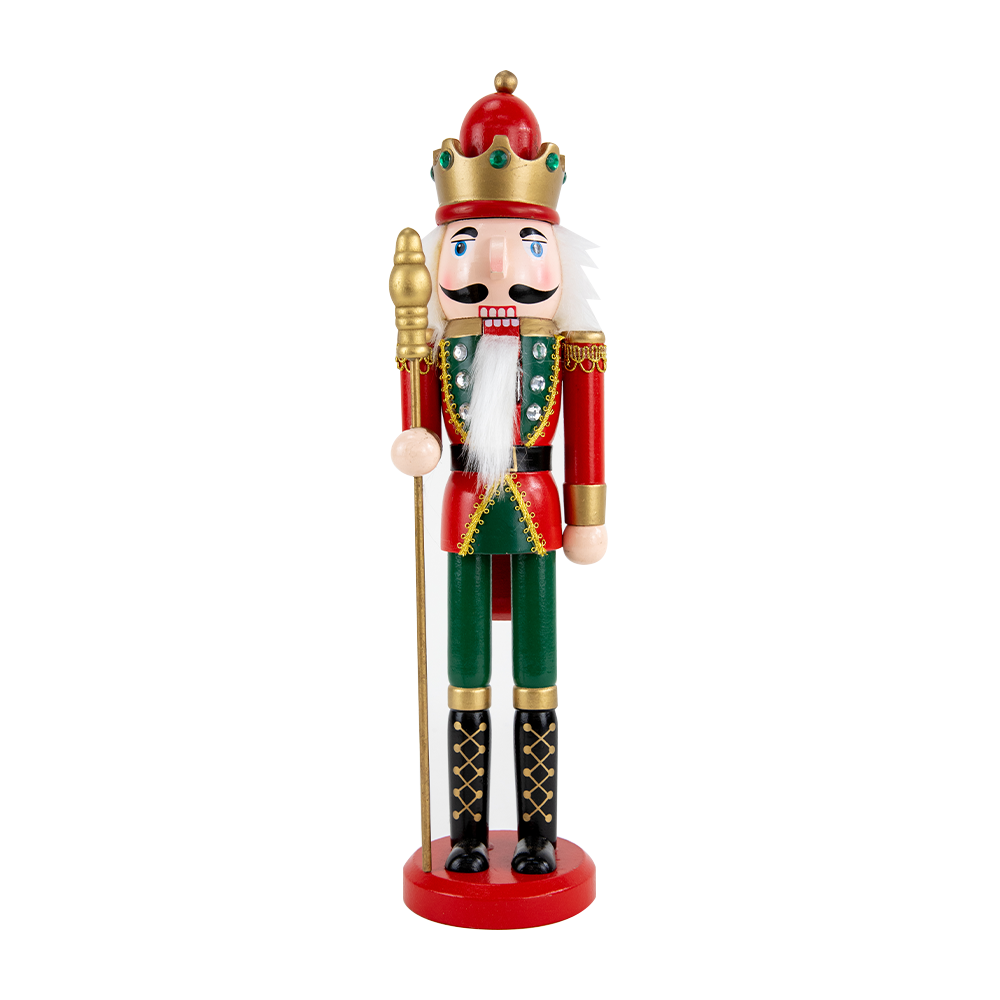 Christmas Nutcracker Wood Assorted, 38cm
