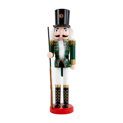 Christmas Nutcracker Wood Assorted, 38cm