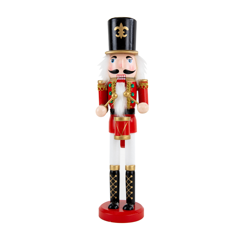 Christmas Nutcracker Wood Assorted, 38cm