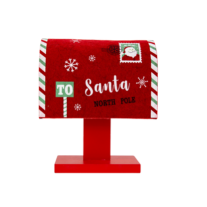 Christmas Novelty Santa Post Box, 20x11.5x23.5cm