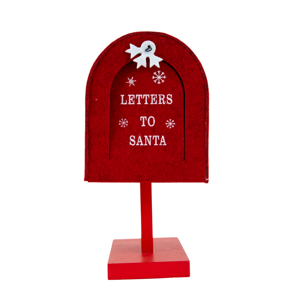 Christmas Novelty Santa Post Box, 20x11.5x23.5cm