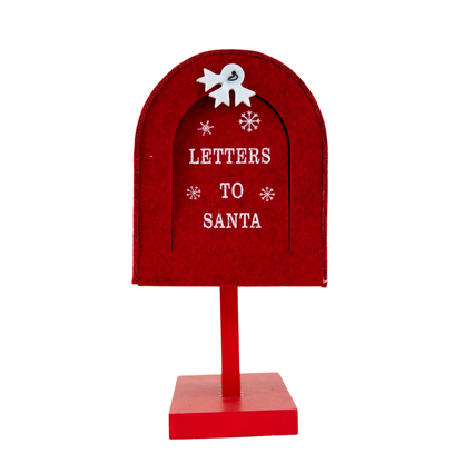 Christmas Novelty Santa Post Box, 20x11.5x23.5cm