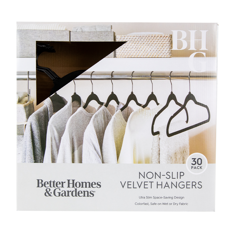 Velvet Nonslip Hangers, 4 Colours