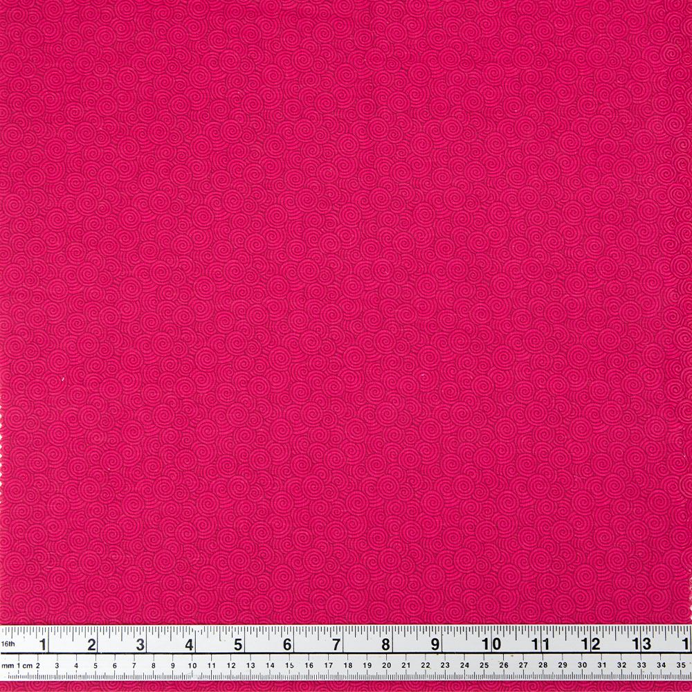 Print Craft & Quilting Fabric, Small Swirls- Width 112cm