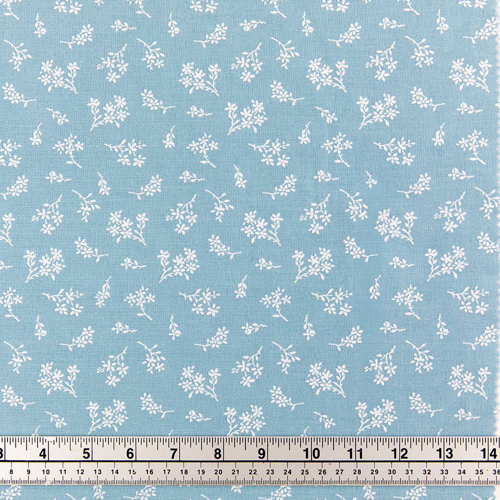 Print Craft & Quilting Fabric, Dusty Floral- Width 112cm