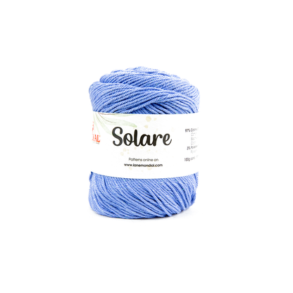 Solare Crochet & Knitting Yarn, 100g Egyptian Cotton Polyester Blend Yarn
