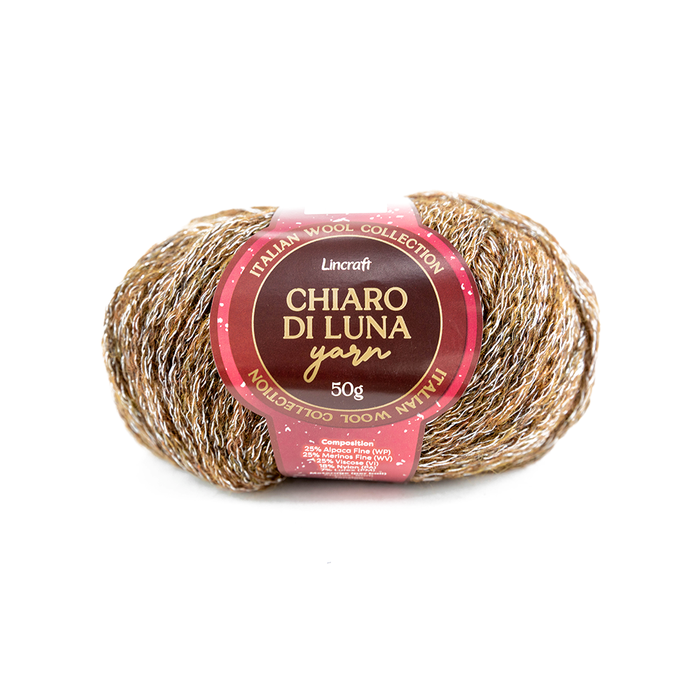 Chiaro Di Luna Crochet & Knitting Yarn, 50g  Wool Blend Yarn