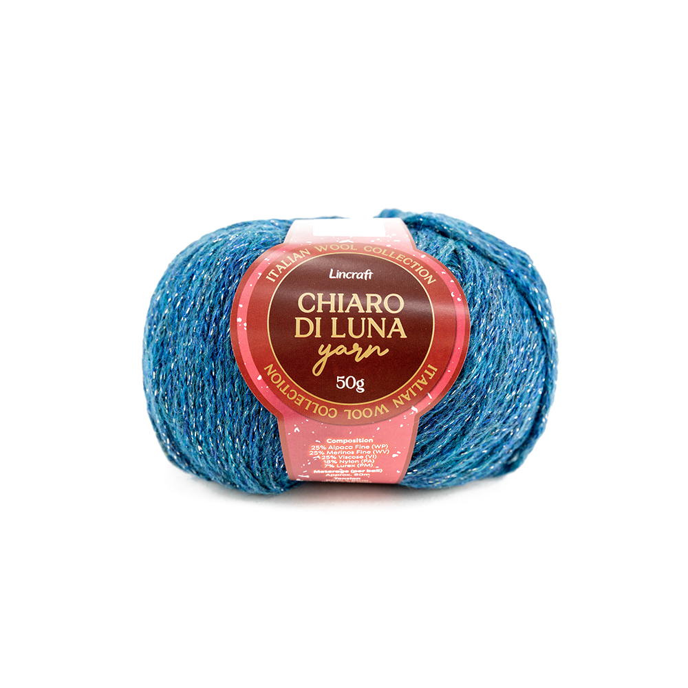 Chiaro Di Luna Crochet & Knitting Yarn, 50g  Wool Blend Yarn