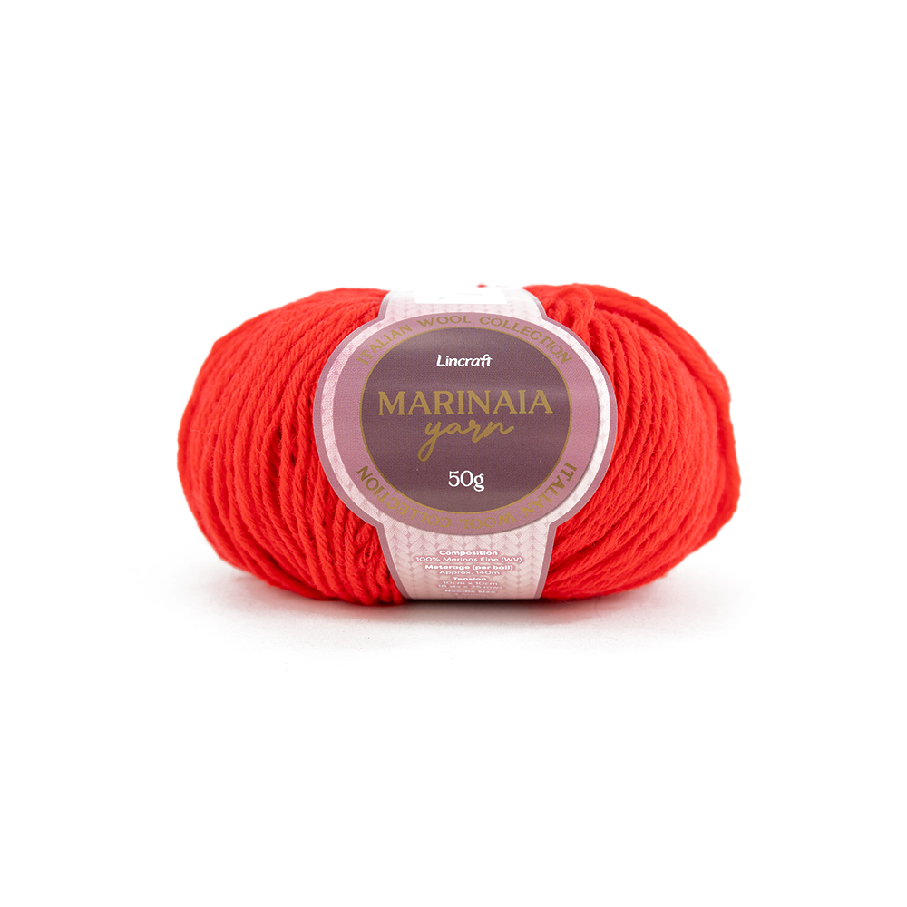 Marinaia Crochet & Knitting Yarn, 50g Merinos Extrafine Yarn