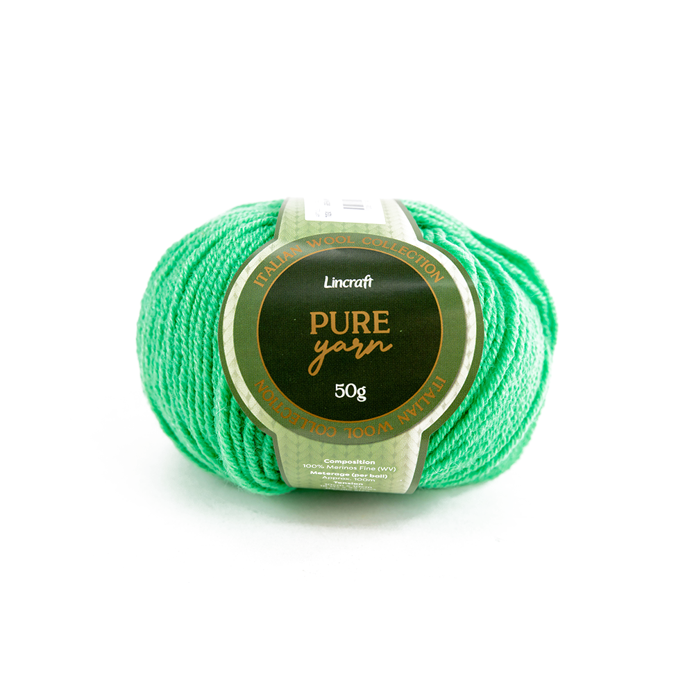 Pure Crochet & Knitting Yarn, 50g Merinos Extrafine Yarn