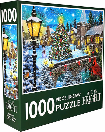 1000-Piece Jigsaw Puzzle, All Is Bright