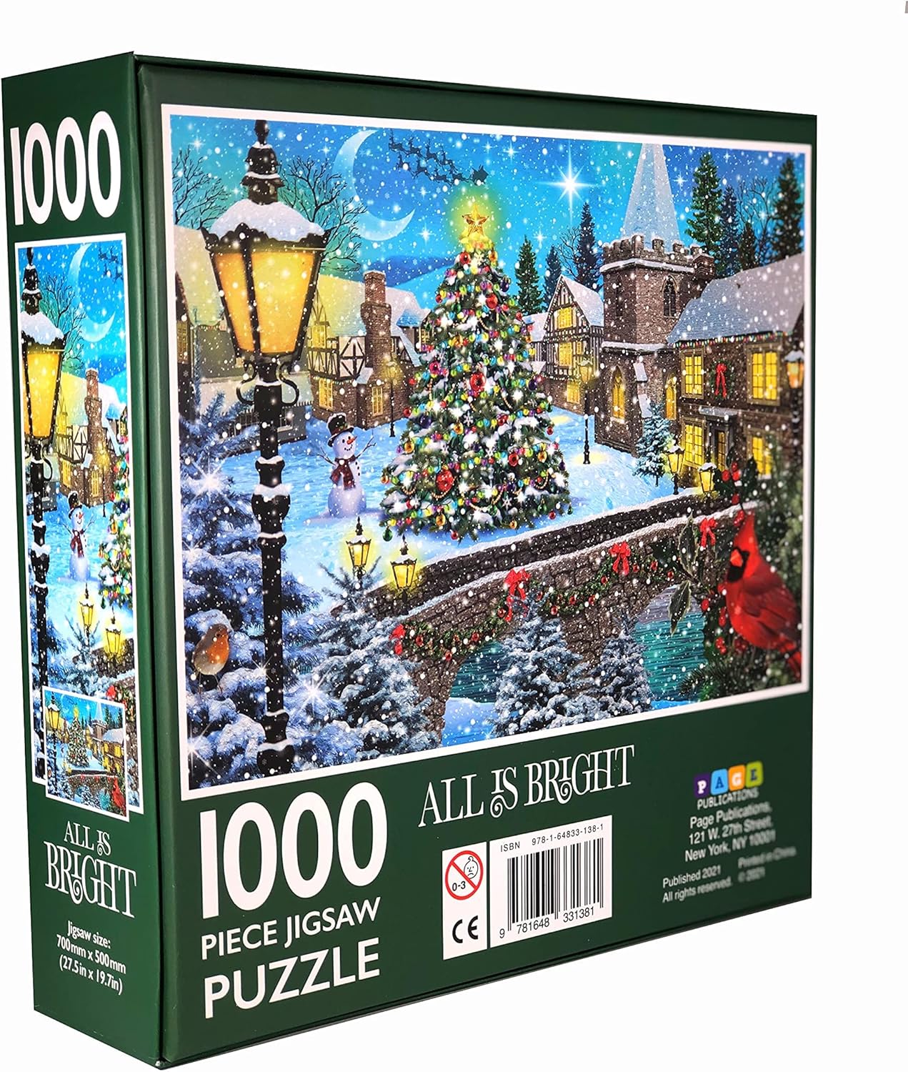 1000-Piece Jigsaw Puzzle, All Is Bright
