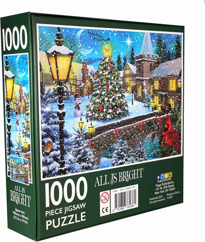 1000-Piece Jigsaw Puzzle, All Is Bright