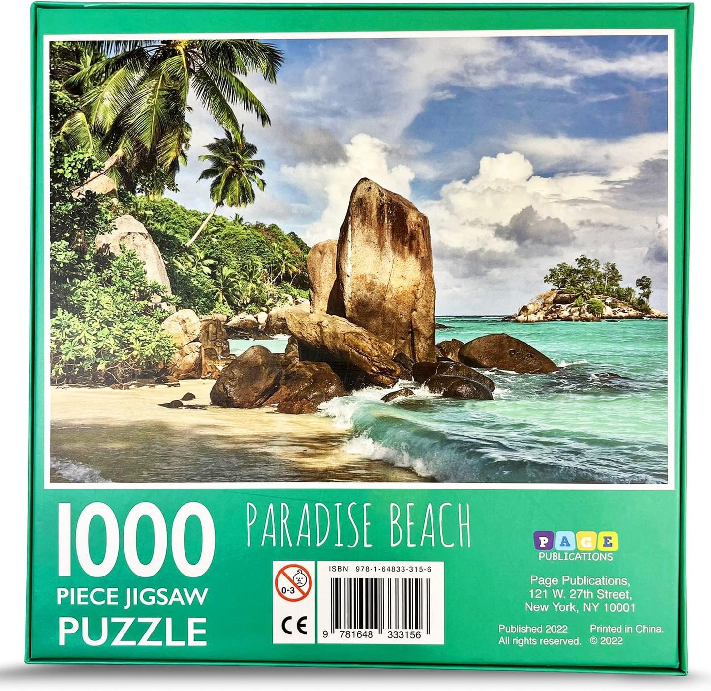 1000-Piece Jigsaw Puzzle, Paradise Beach