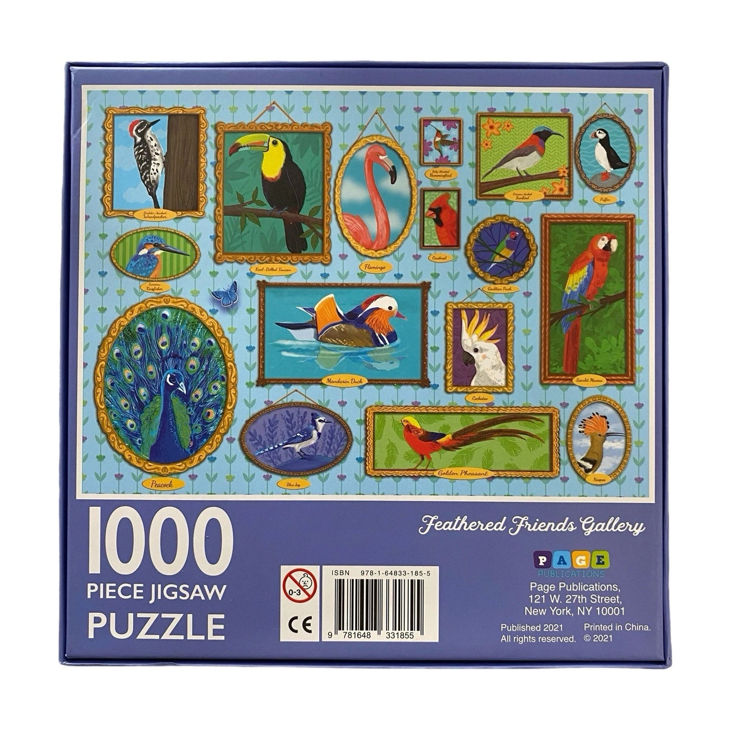 1000 Piece Jigsaw Puzzle, Feathered Friends Gallery