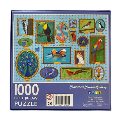 1000 Piece Jigsaw Puzzle, Feathered Friends Gallery