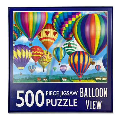 500 Piece Jigsaw Puzzle, Balloon View
