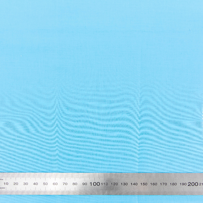 Plain Craft & Quiltng Fabric, Azure Blue- Width 112cm