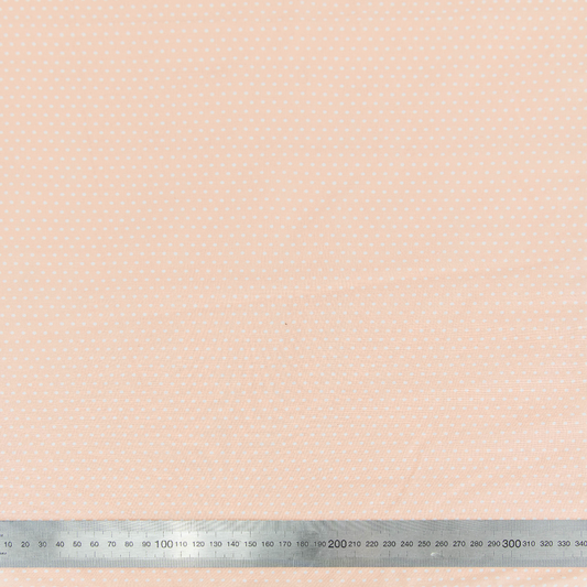 Print Craft & Quiltng Fabric, Pink Pin Dot-Width 110Cm