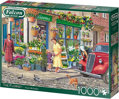 1000-Piece Jigsaw Puzzle, Falcon Deluxe The Florist