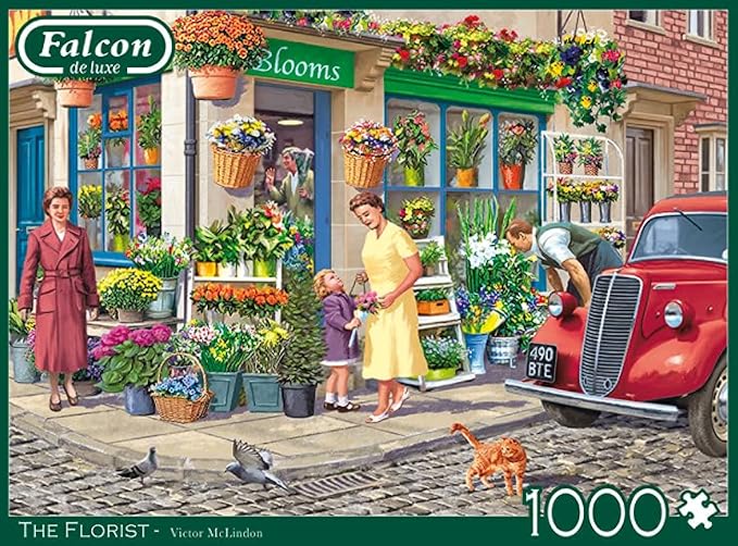 1000-Piece Jigsaw Puzzle, Falcon Deluxe The Florist