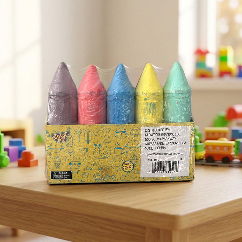 Toymazing Jumbo Chalk 5pce