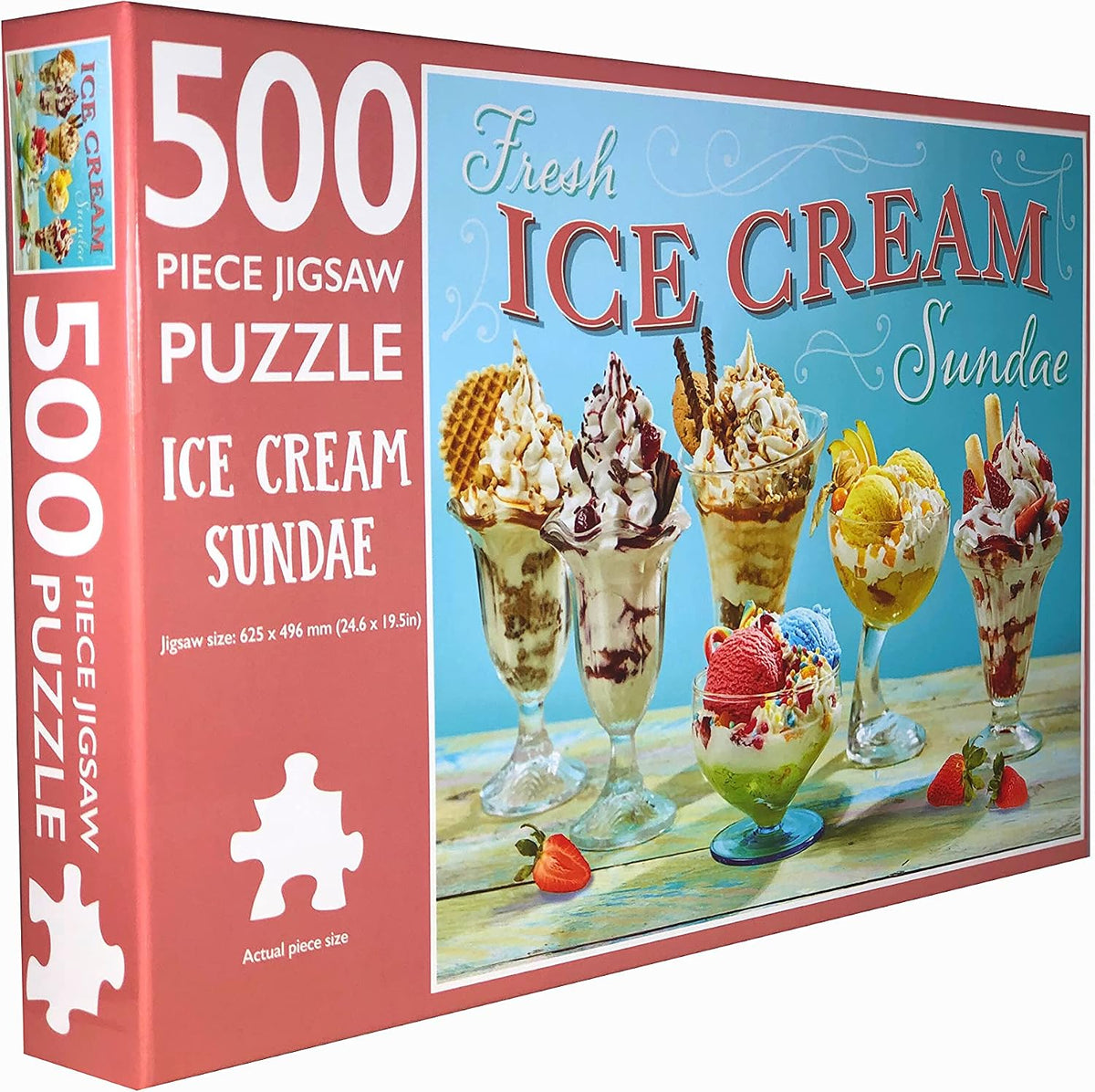 500-Piece Jigsaw Puzzle, Ice Cream Sundae