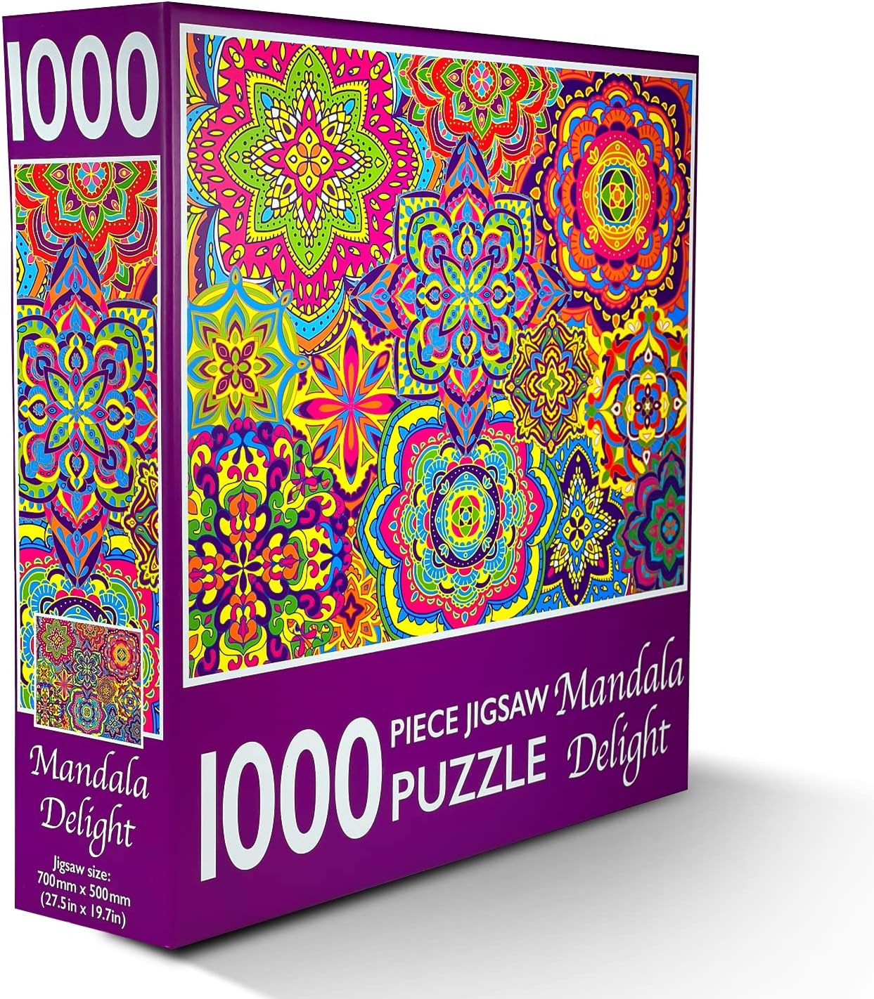 1000-Piece Jigsaw Puzzle, Mandala Delight