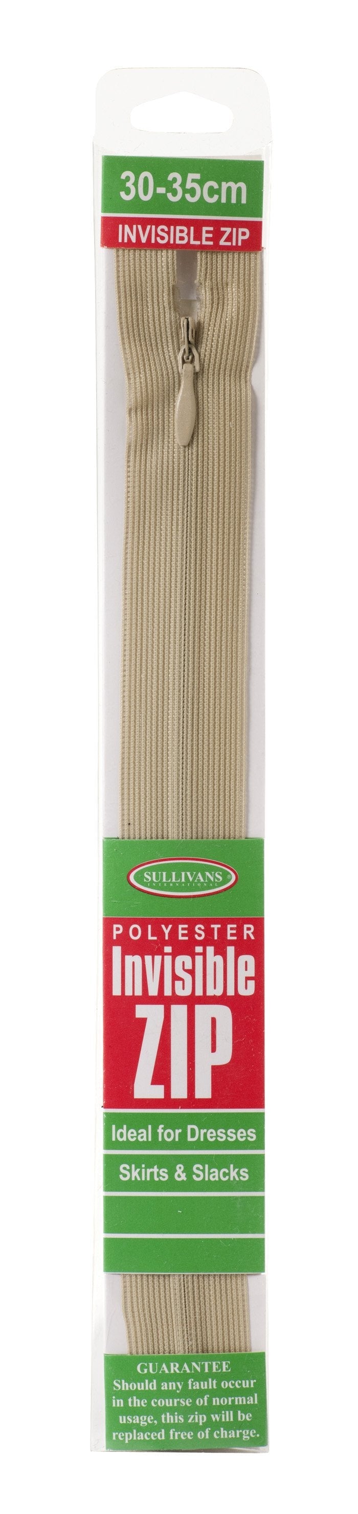 Invisible Zip, Light Beige