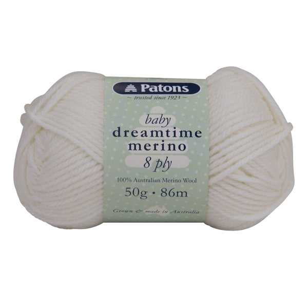 Patons Dreamtime Merino 8ply Crochet & Knitting Yarn, 50g Merino Wool Yarn