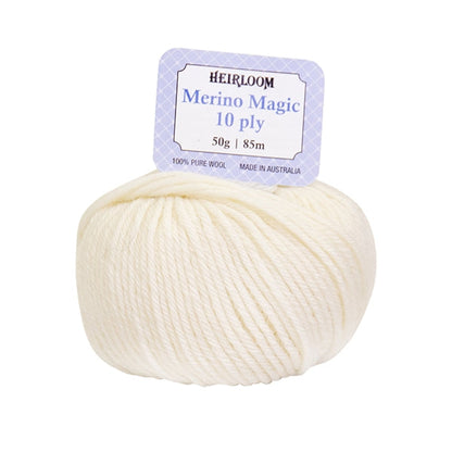 Heirloom Merino Magic 10ply Crochet & Knitting Yarn, 50g Wool Yarn