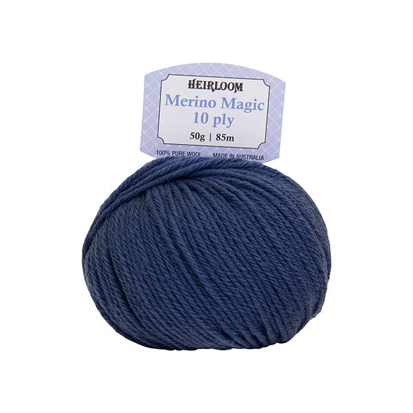 Heirloom Merino Magic 10ply Crochet & Knitting Yarn, 50g Wool Yarn