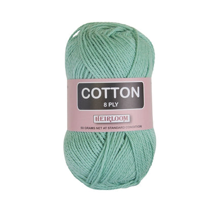 Heirloom 8ply Crochet & Knitting Yarn, 50g Cotton Yarn