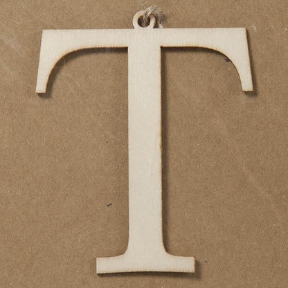 T Large Plywood Letter- 8cm