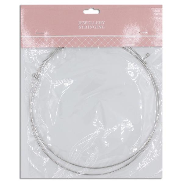 1mm Metal Neck Ring, Silver- 2pc- Sullivans – Lincraft
